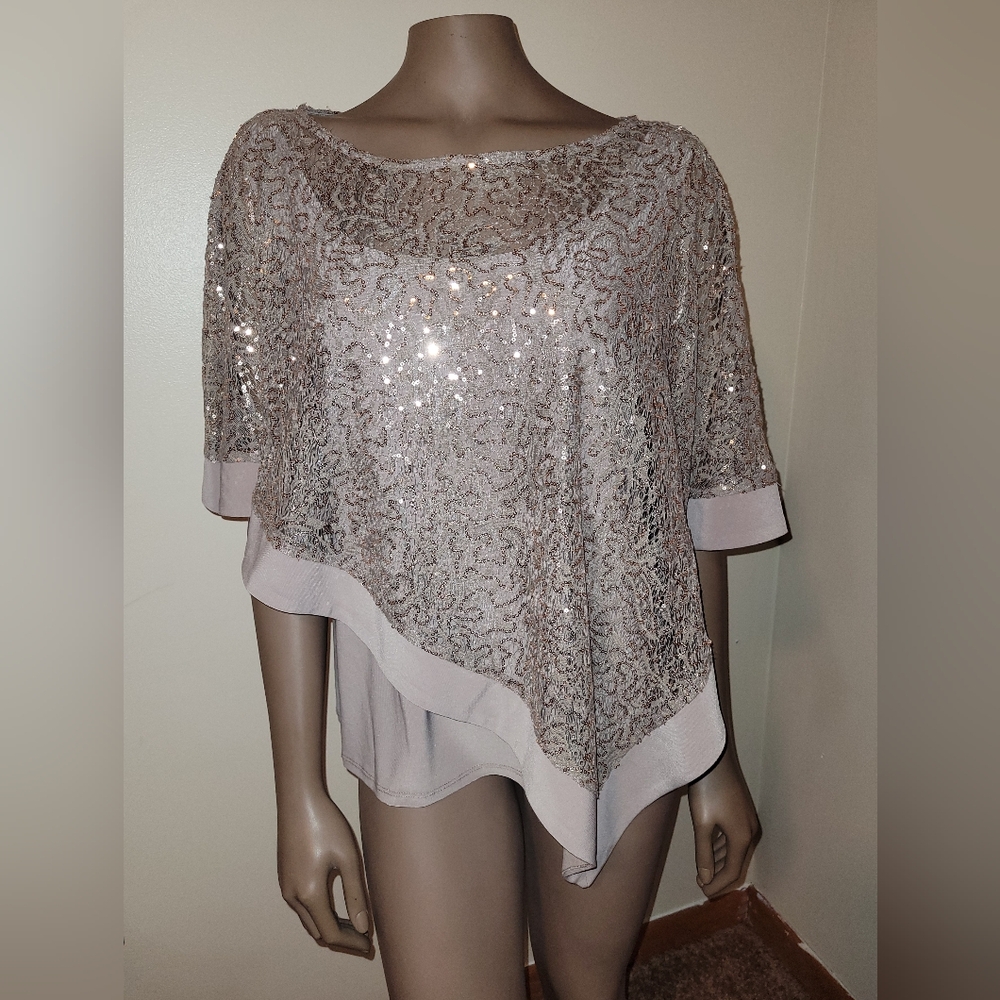 R&M Richards Sequined Top